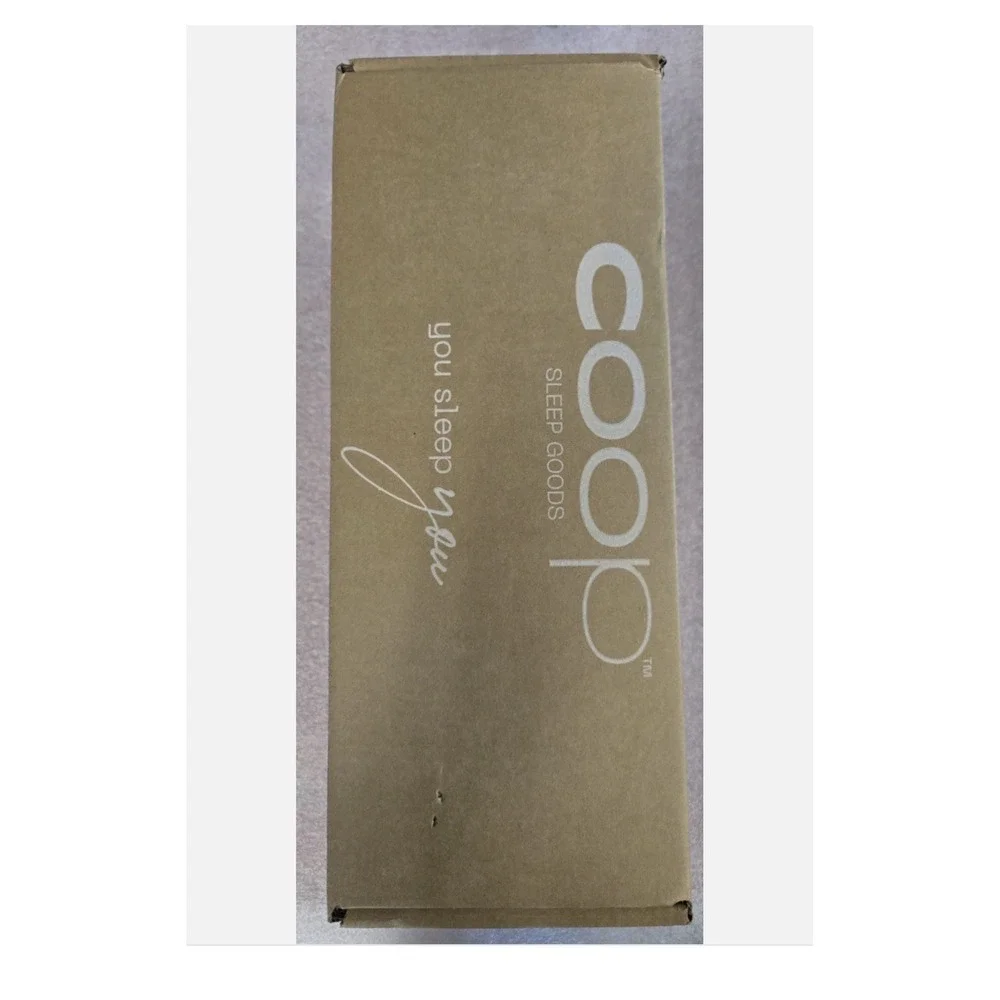 12 Coop Sleep Goods The Original, Queen Size. Memory Foam and Microfiber Pillow.